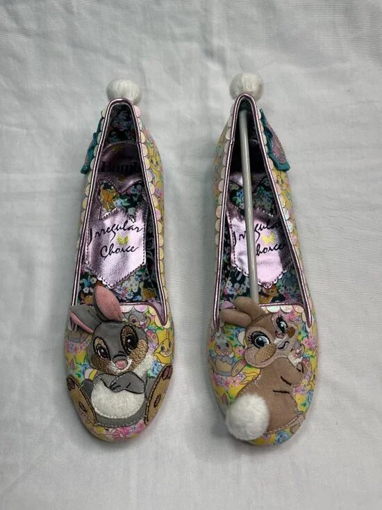 Disney Bambi Irregular Choice Womens Loafter Shoes Thumper Size 40 EU - Picture 3 of 8